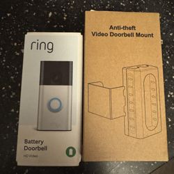 Ring Camera And Mount