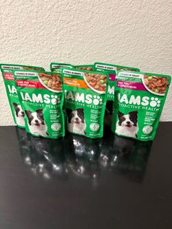 NEW IAMS Proactive Health Adult Dog Wet Food Packets - 50 cents each