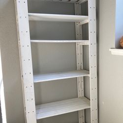 White Wooden Bookshelf 31.5*68.5 inches