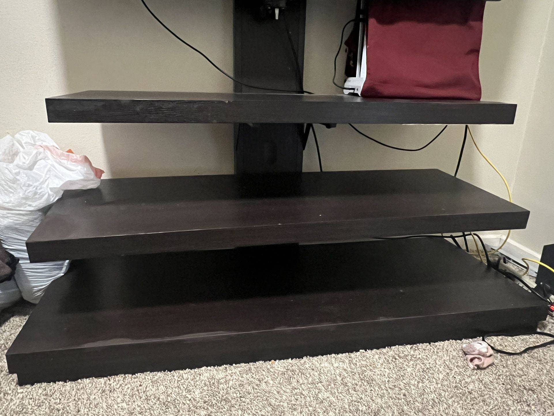 TV Stand With Three Shelves 