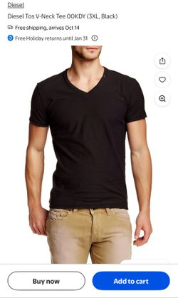 DIESEL V-Neck Shirts and DIESEL Henley (New) All 7 Shirts Plus Henley
