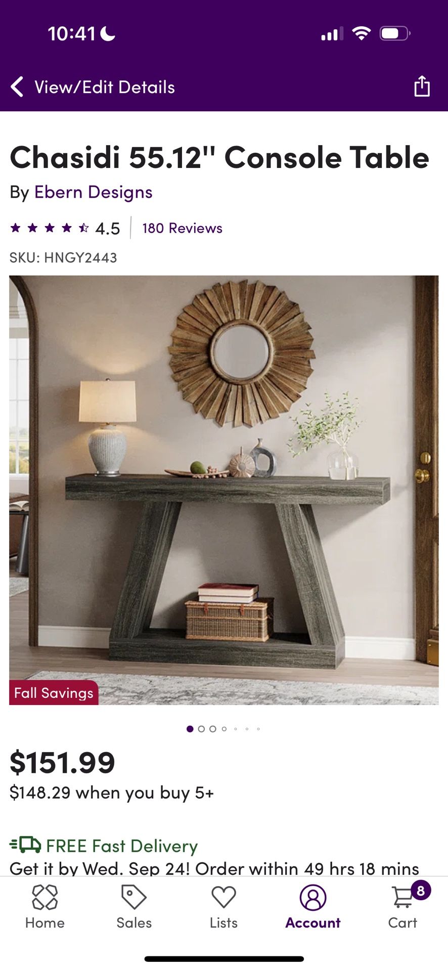 Entryway Table