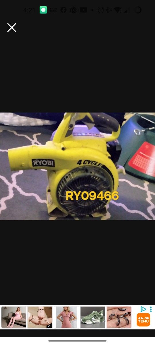 Ryobi Gas Leaf Blower