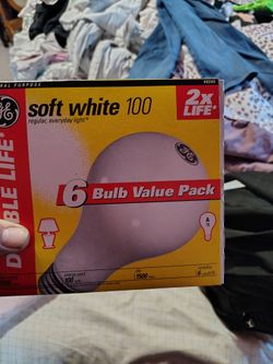 Case of never used light bulbs