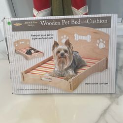 Small Dog Bed & Red Pet Stroller