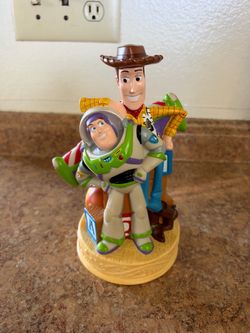 VINTAGE DISNEY TOY STORY WOODY & BUZZ BANK