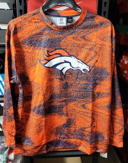 *NEW* NFL Team Apparel Denver Broncos Football Hoodie Zubaz Camo Size Small