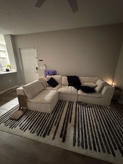 Cream Sectional Sofa
