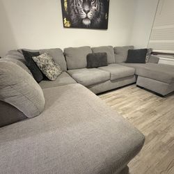 Gray Sectional Couch