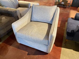 BERNHARDT Joli Swivel Chair – Grey