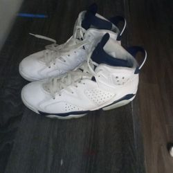 Jordan 6s Midnight Navy. 