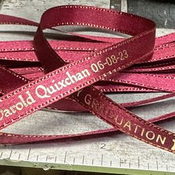 100 Personalize Ribbon / Liston Personalizado