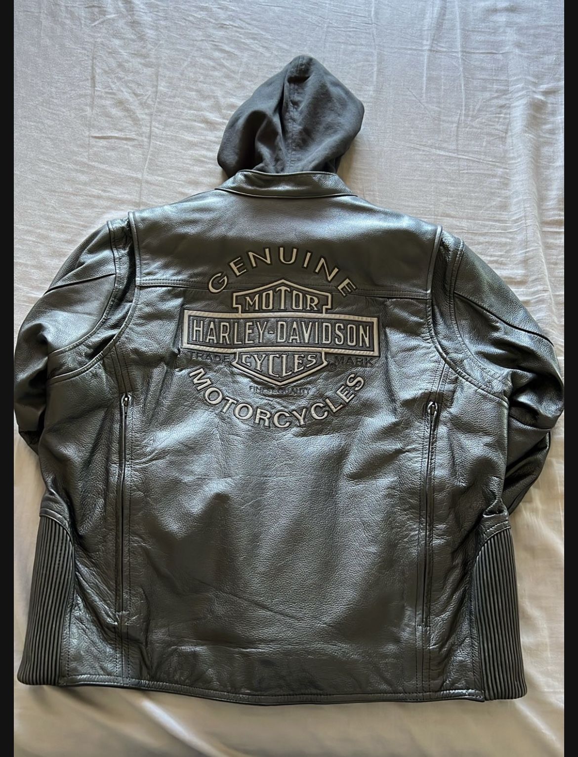 Authentic Harley Davidson 3 in 1 Leather Jacket 