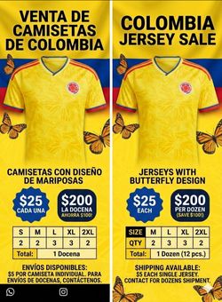 Colombia jersey yello
