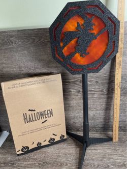 2008 AVON HALLOWEEN LIGHT UP WITCH STOP SIGN