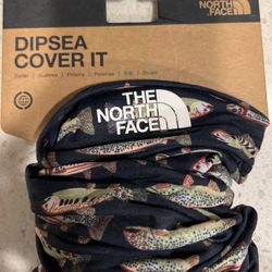 The North Face Dipsea Cover It Gaiter Fish Print Black OS NWT