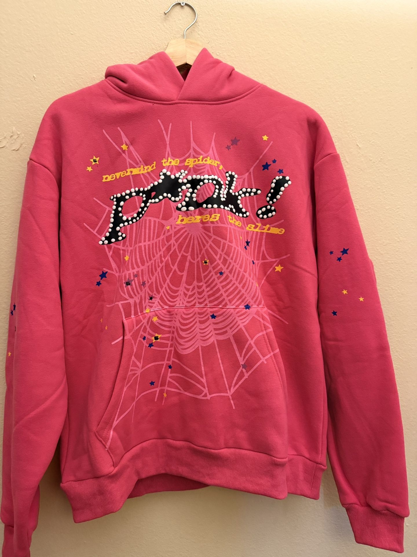 Sp5der Pink Hoodie