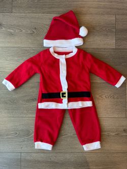 Baby Santa Clause Costume 9M-12M