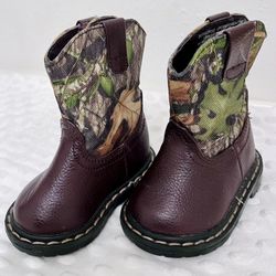 size 2 Camouflage Infant Western Boots