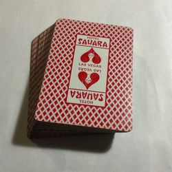 Cards Vintage Sahara Hotel Las Vegas Playing Cards 