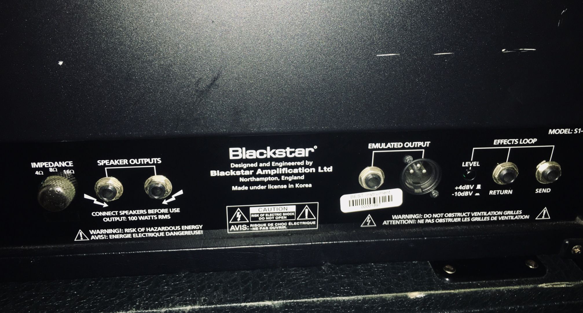 Blackstar Series One 100 Watt Tube Amp ( + Footswitch )