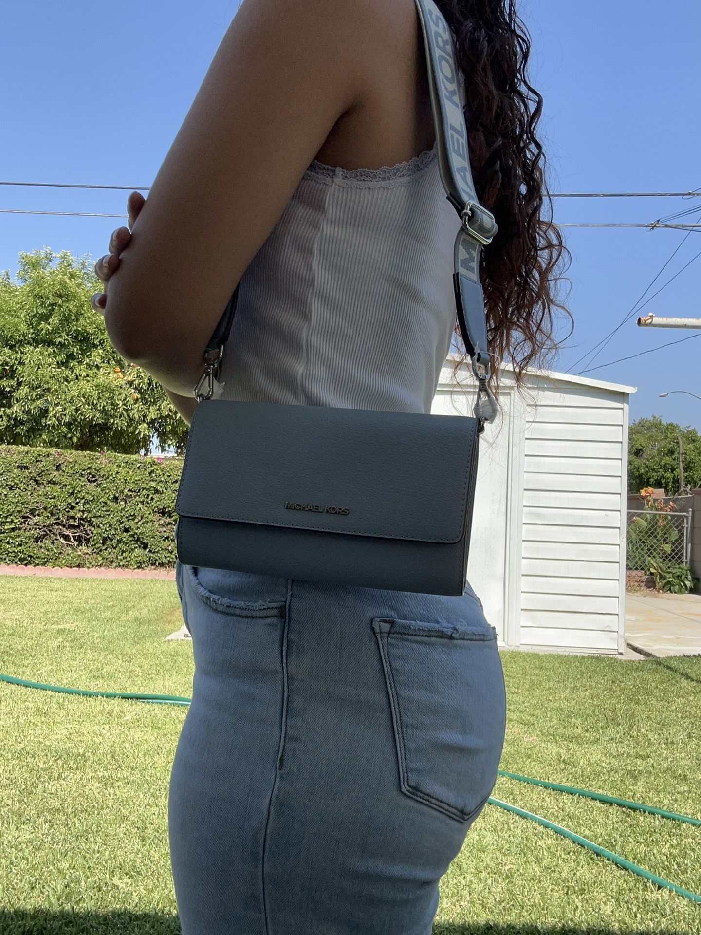 Michael Kors Light Blue Purse NEW