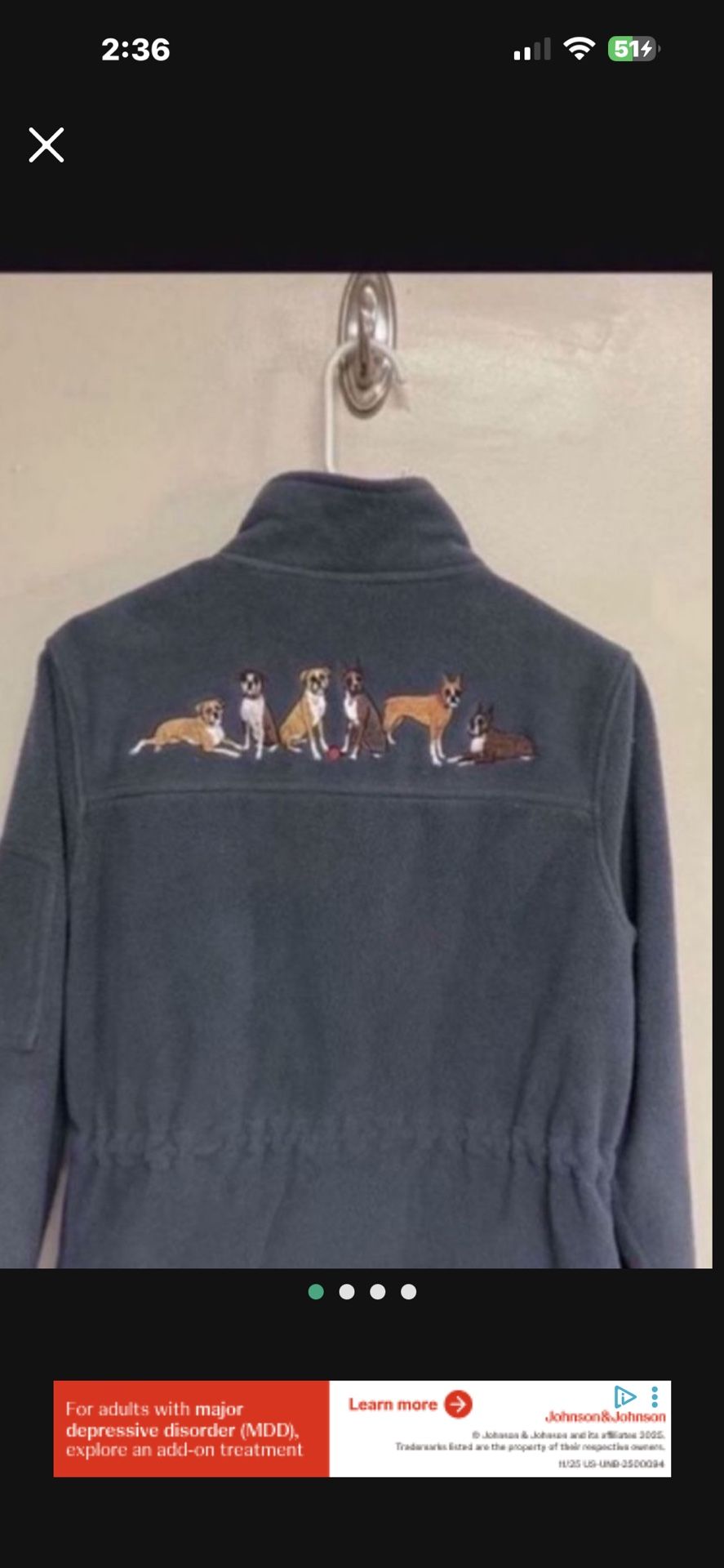 CA. BOXER DECORATION SIZE MEDIUM JACKET