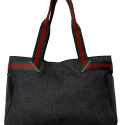 Gucci Denim Tote - 100% Authentic