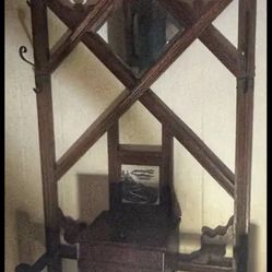 Vintage Natural Wood Wall Decor / Coat/hat Hangers