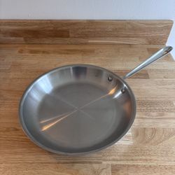 12” D3 All Clad Stainless Steel Fry Pan