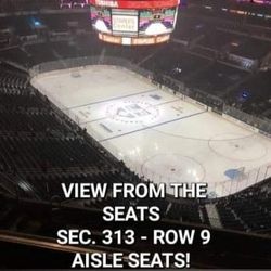2 Tickets- LA KINGS  PLAYOFFS - Sec 313 - ROW 9 -  Aisle Seats 