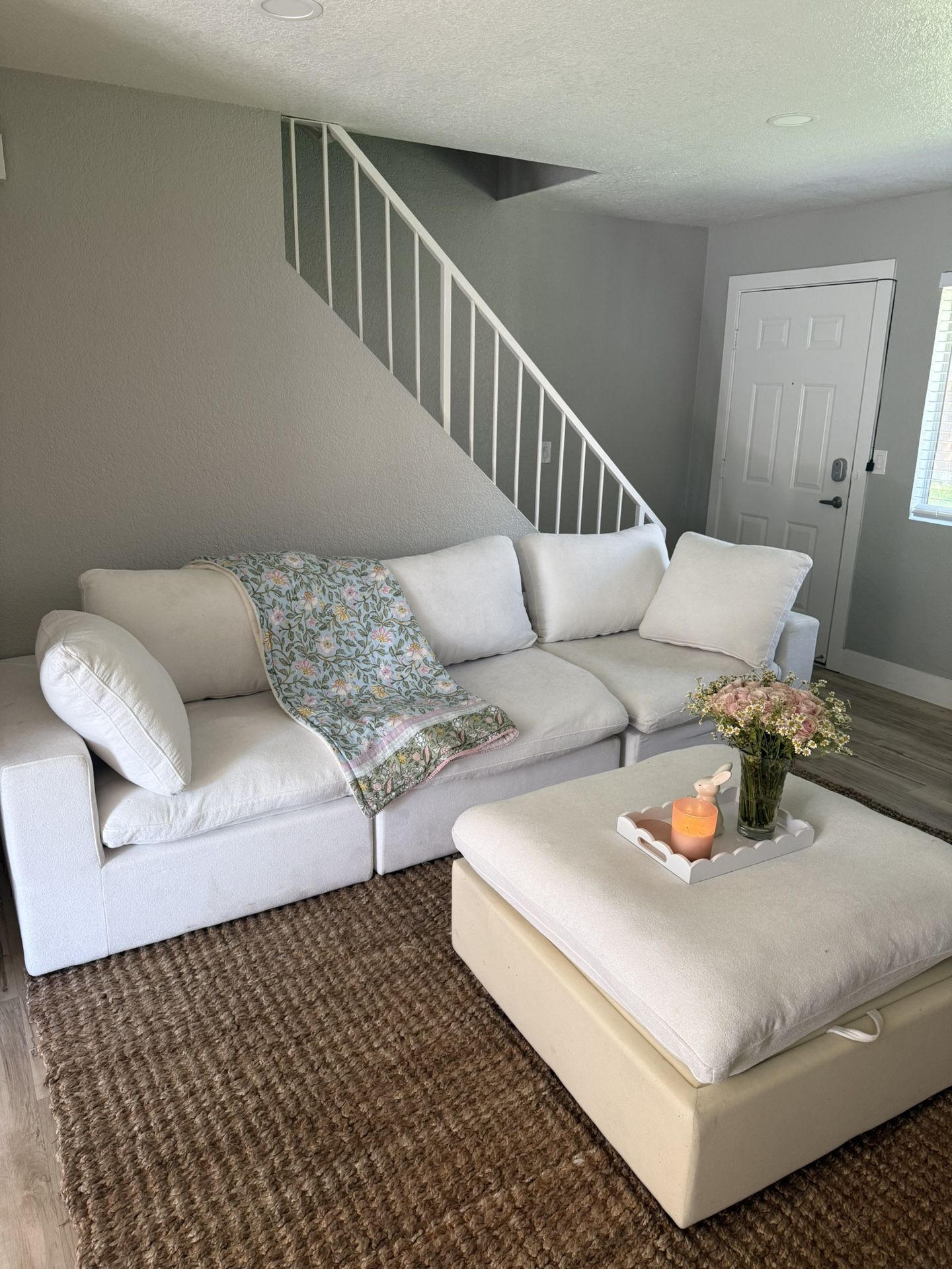 Feather-Down Sectional Sofa