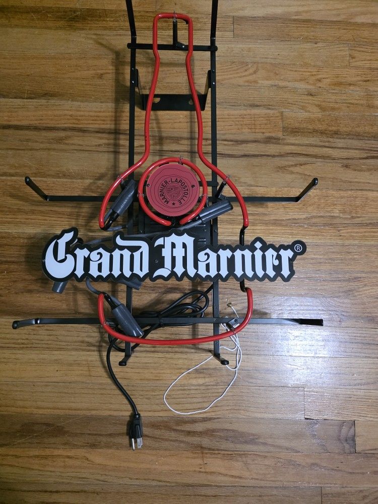 Vintage Grand Marnier Neon Bar Light