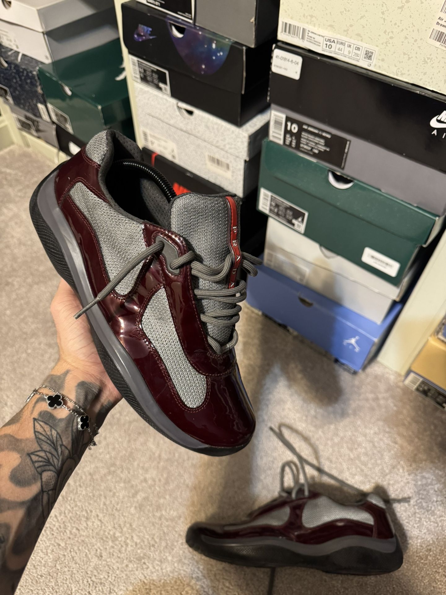 Prada America’s Cup ‘Burgundy Grey’