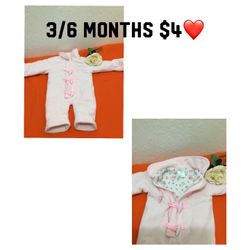 Pijama Great Condition For Girls Size 3/6m ❤️❤️❤️firm Price R