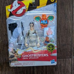 NIB Hasbro Ghostbusters Egon Spengler Figure with Interactive Ghost Figure 