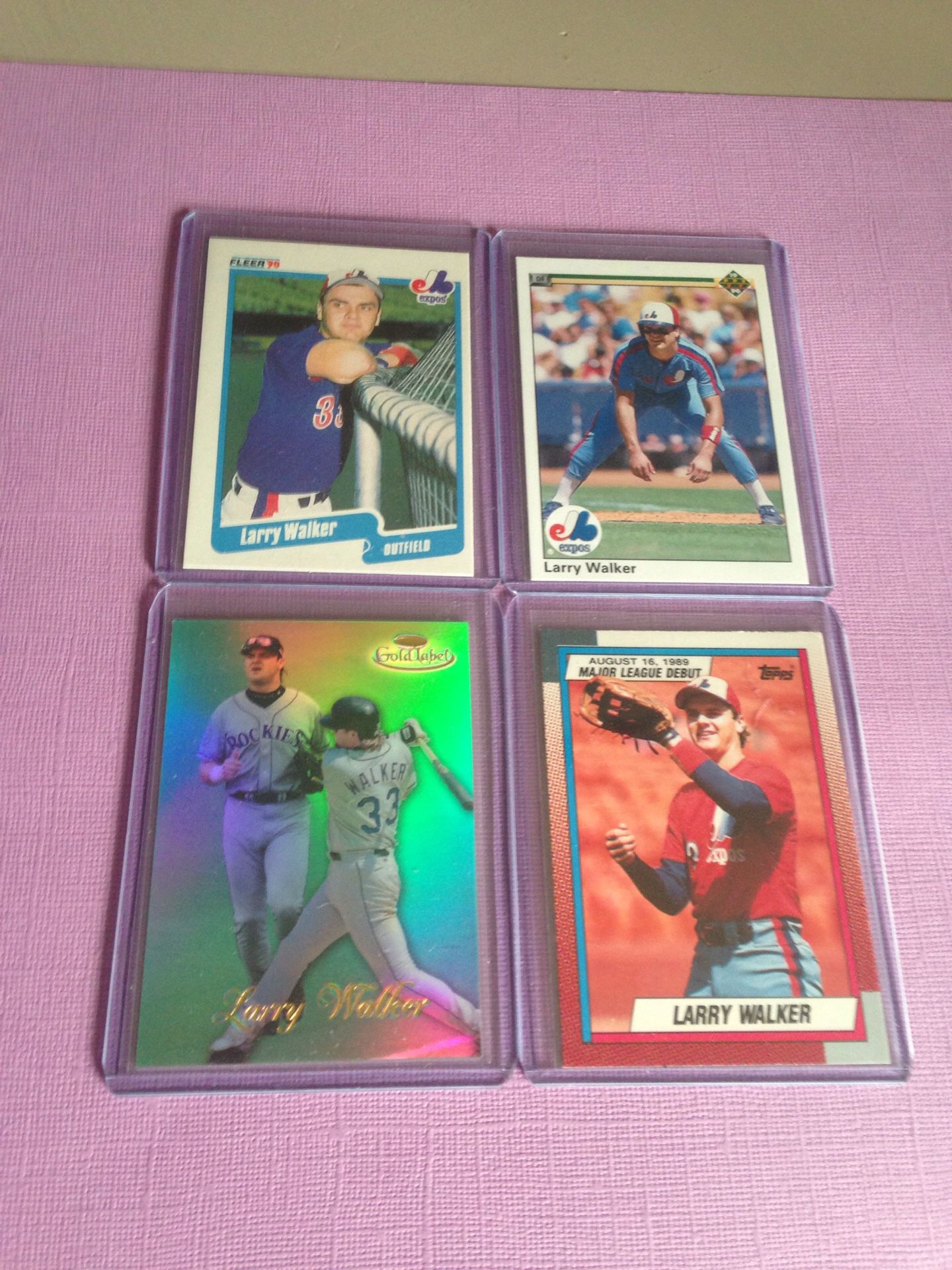 Larry Walker Baseball Cards