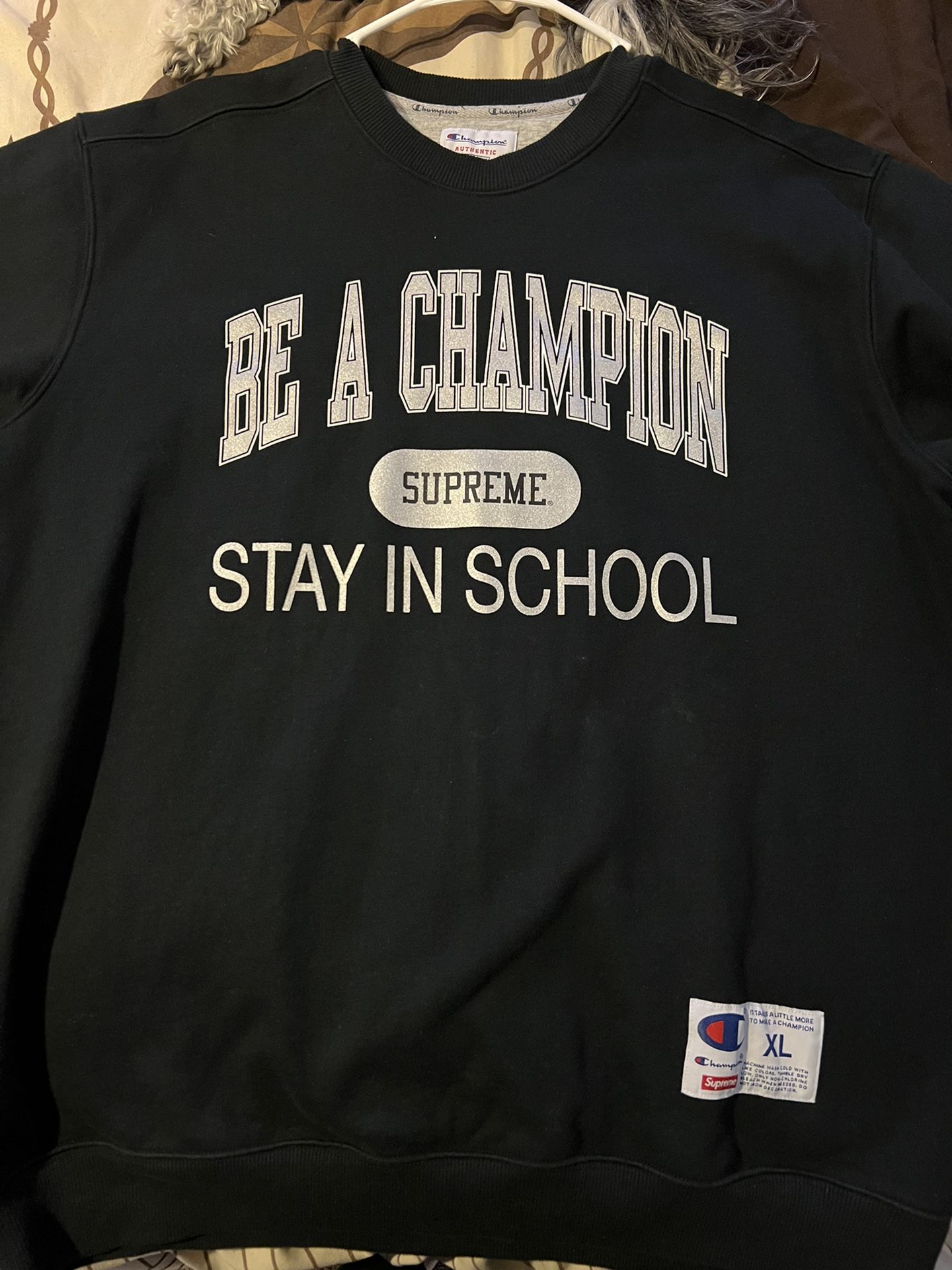Supreme/Champion Crewneck Sweatshirt XL