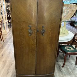 Vintage Wooden Wardrobe