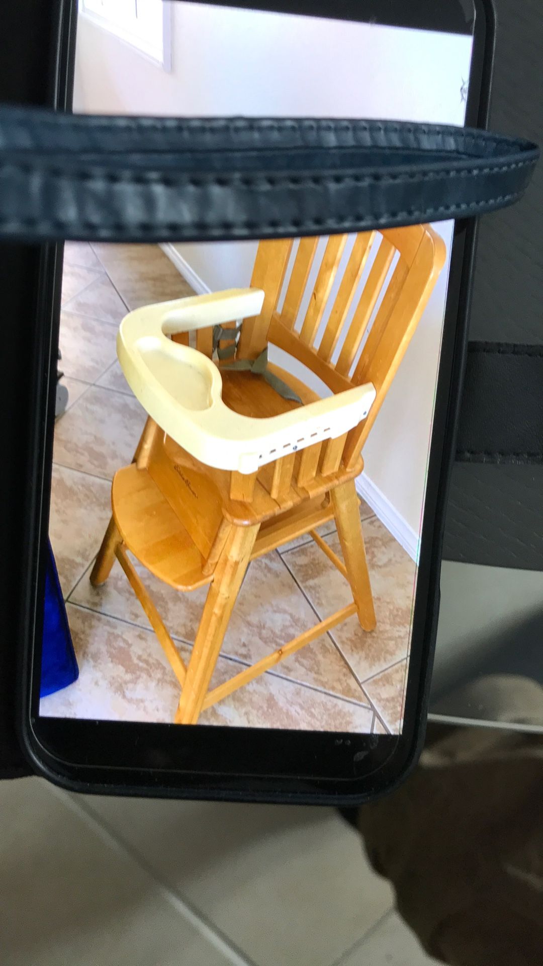 Eddie Bauer Vintage Baby wood High chair 