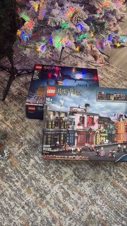 Legos Harry Potter Diagon Alley And Hogwarts Castle Both NEW In Box! 