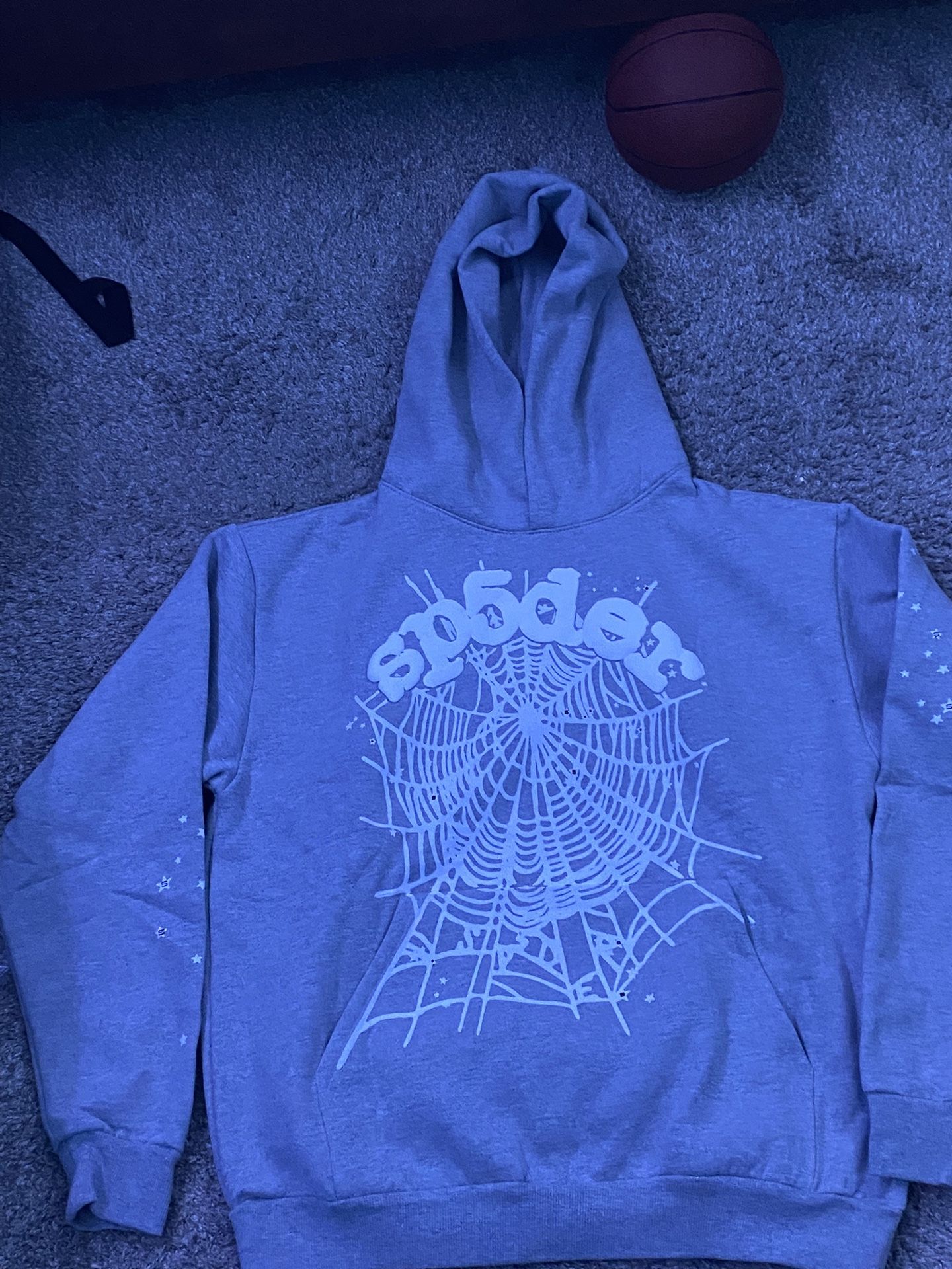 Grey Sp5der Hoodie