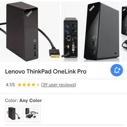 Lenovo ThinkPad OneLink Pro Dock With AC Adapter 