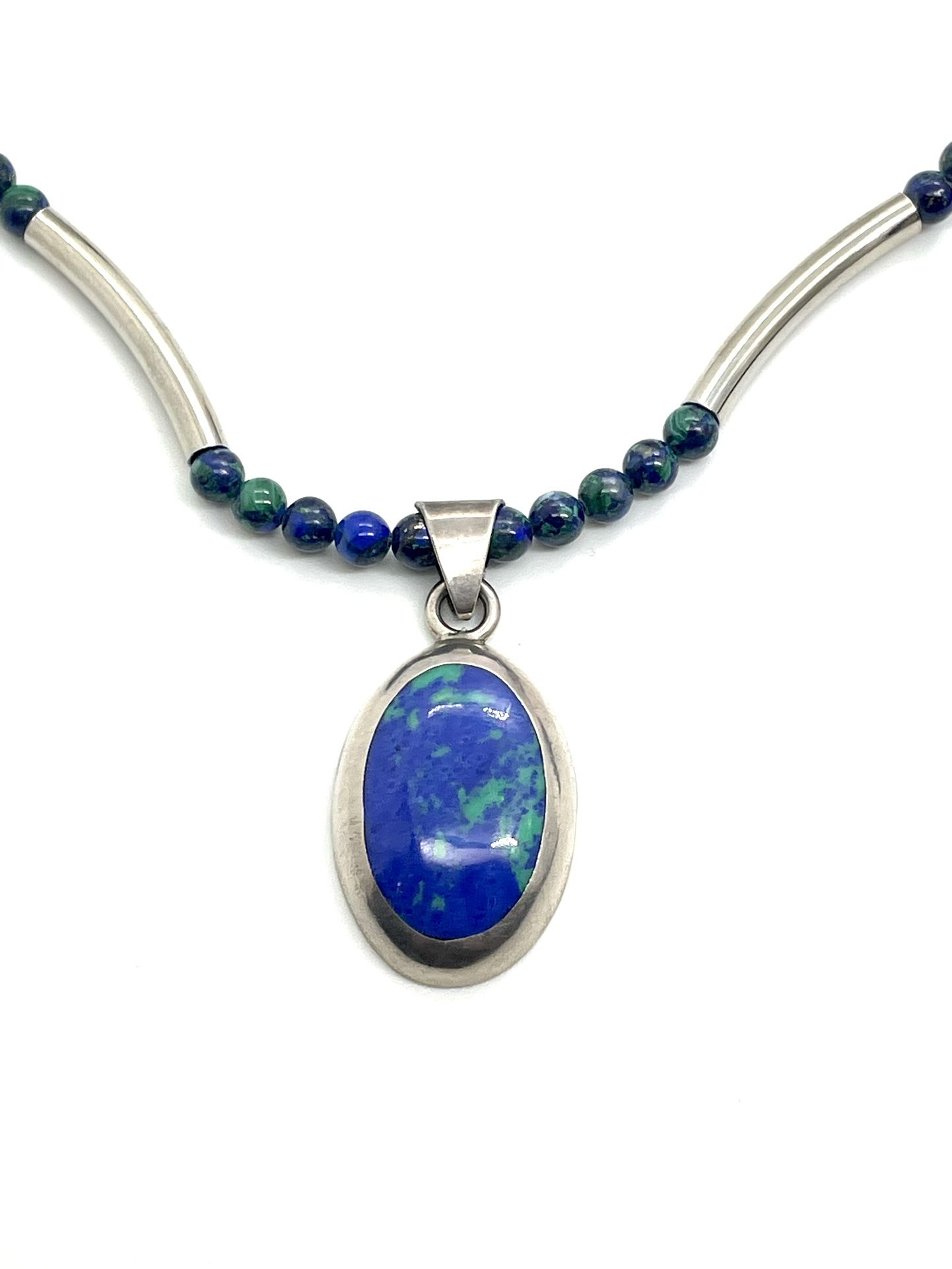 Taxco Sterling Pendant Necklace
