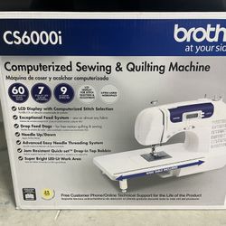Brother CS6000i Sewing Machine - Near New In Box
