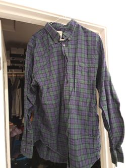 L Long sleeve Five Four button up flannel 