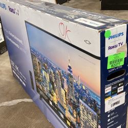 PHILIPS 50PFL 50Class 4K Ultra HD Roku Smart TV   Y  