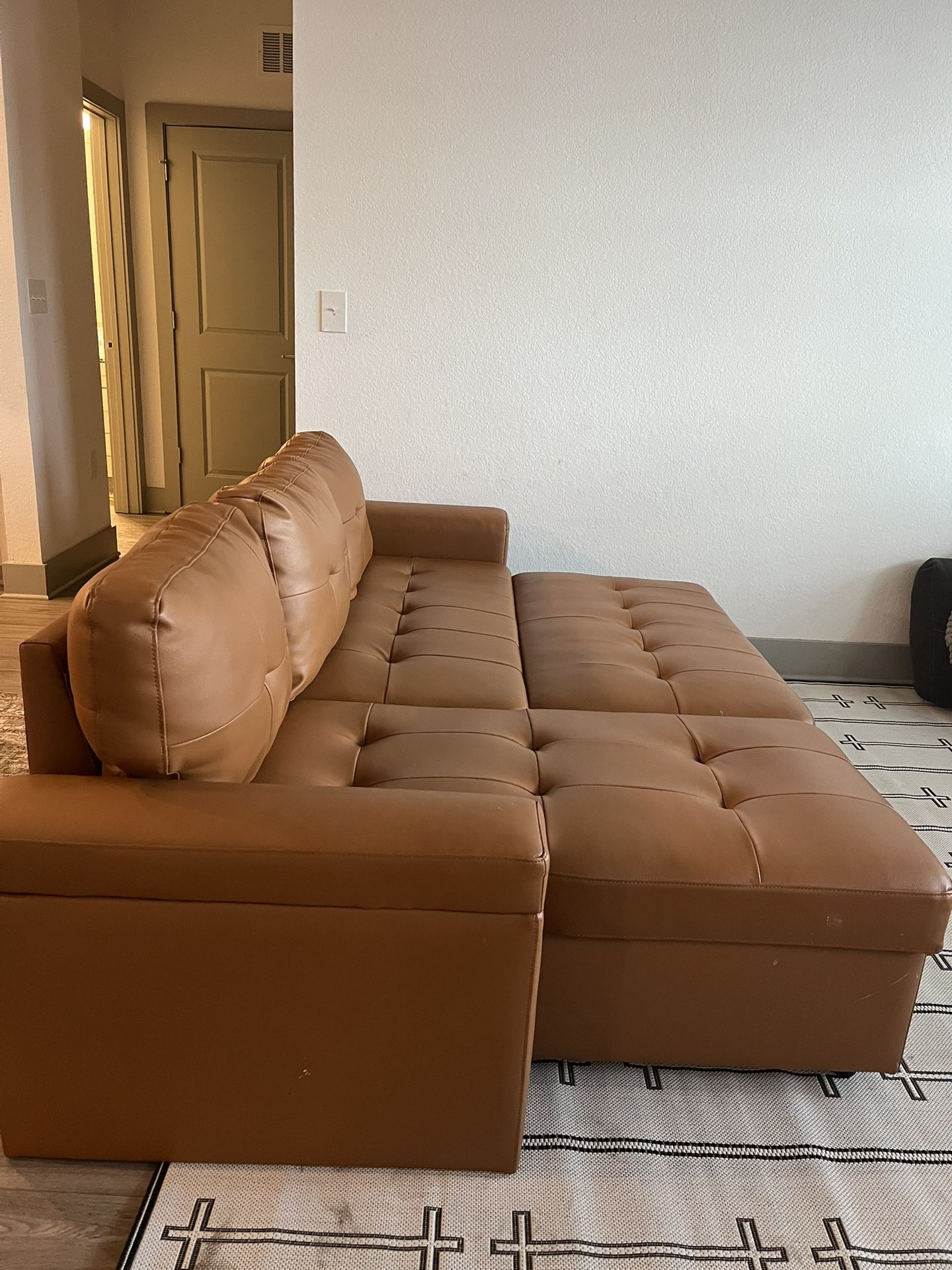 Brown Leather Couch For Sale