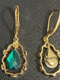 Napier gold tone earrings (FREE)