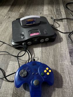 Nintendo 64 works great tested with 1 controller and 1 game